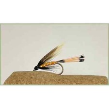 Wet Trout Flies, 6 Pack Grouse and Orange, Choice of Sizes, Best Wet Flies
