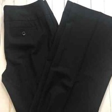 CLASSIQUES ENTIER Black Wool Career Pants 8 EUC