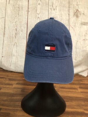 Tommy Hilfiger - Blue Baseball Cap Hat StrapBack 100% Cotton One Size