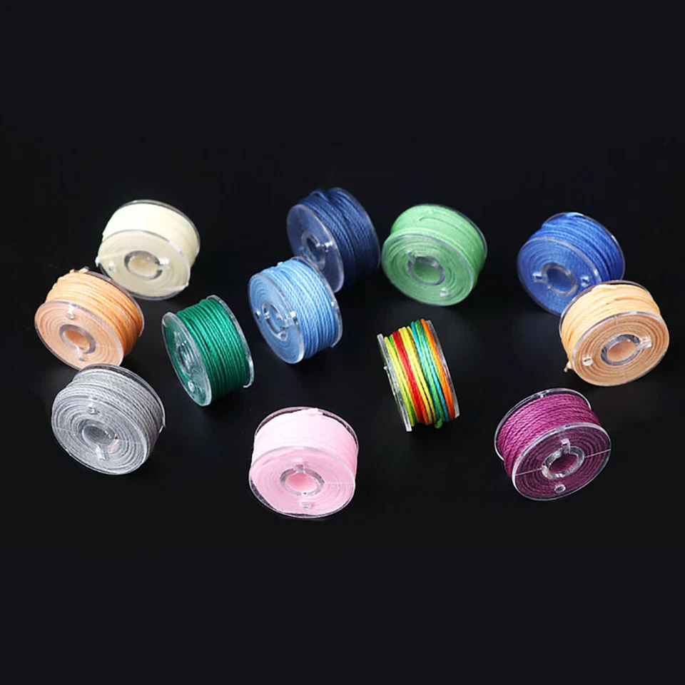 25pcs Colorful Leather Craft Hand Sewing Waxed Thread Spool 0.45mm 0.55mm 0.65m - Image 2 of 4