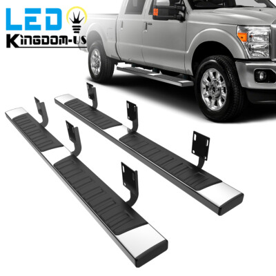 for 1999-2016 Ford F250 F350 Super Duty Crew Cab 6'' Running Boards Side Nerf Bar
