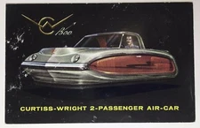 Curtiss-Wright 2-Passenger Air-Car CW Bee Vintage Postcard