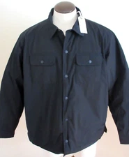OOBE Brand Men's Snap Front Deck Shirt Jacket Midnight Blue NWT Free Ship