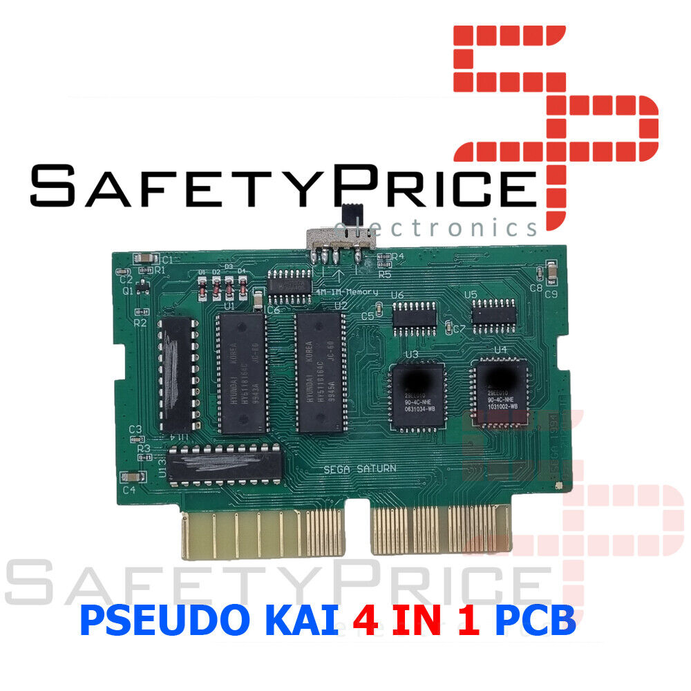 Placa PCB Pseudo Saturn KAI SEGA 1MB+4MB RAM / 8M ROM Backup