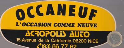 C24. automobile. OCCANEUF - ACROPOLIS AUTO in Nice
