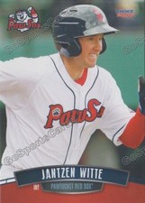 2016 Pawtucket Red Sox Jantzen Witte RC Rookie Boston