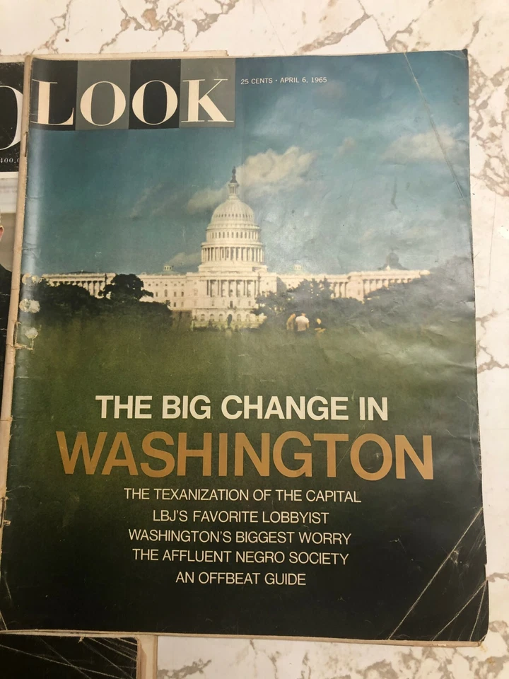 4 Vintage 1960's Look Magazines-Old Advertisements, JFK Kenedy's AWESOME!! - Image 3 of 4