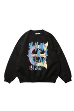Evisen Skull Camo Sweat Black
