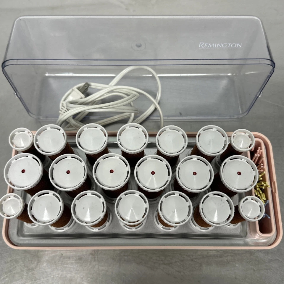 Remington KF-20-1 Hair Setter Flocked Velvet Hot Rollers With Clips Hair Curlers - Image 4 of 4