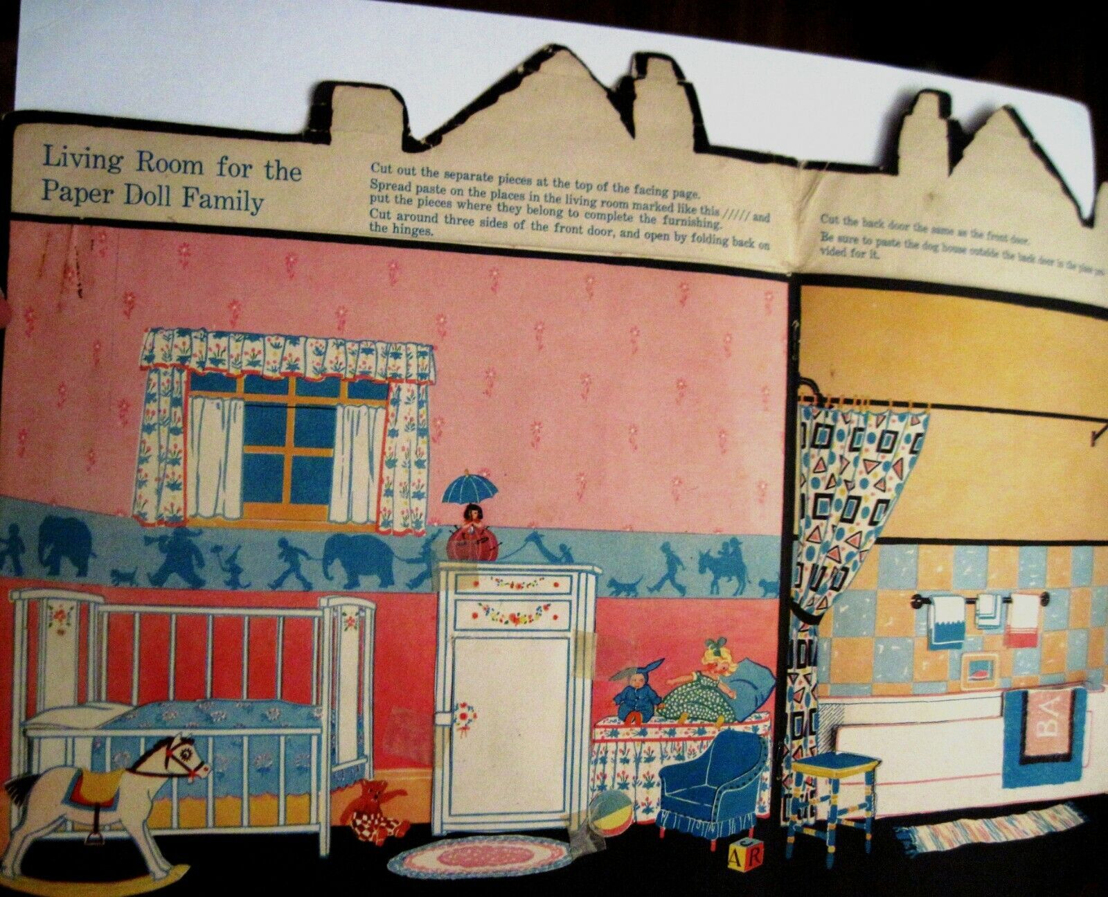 The Paper Doll Familyand Their House No. 2094 (house) 1934 USA