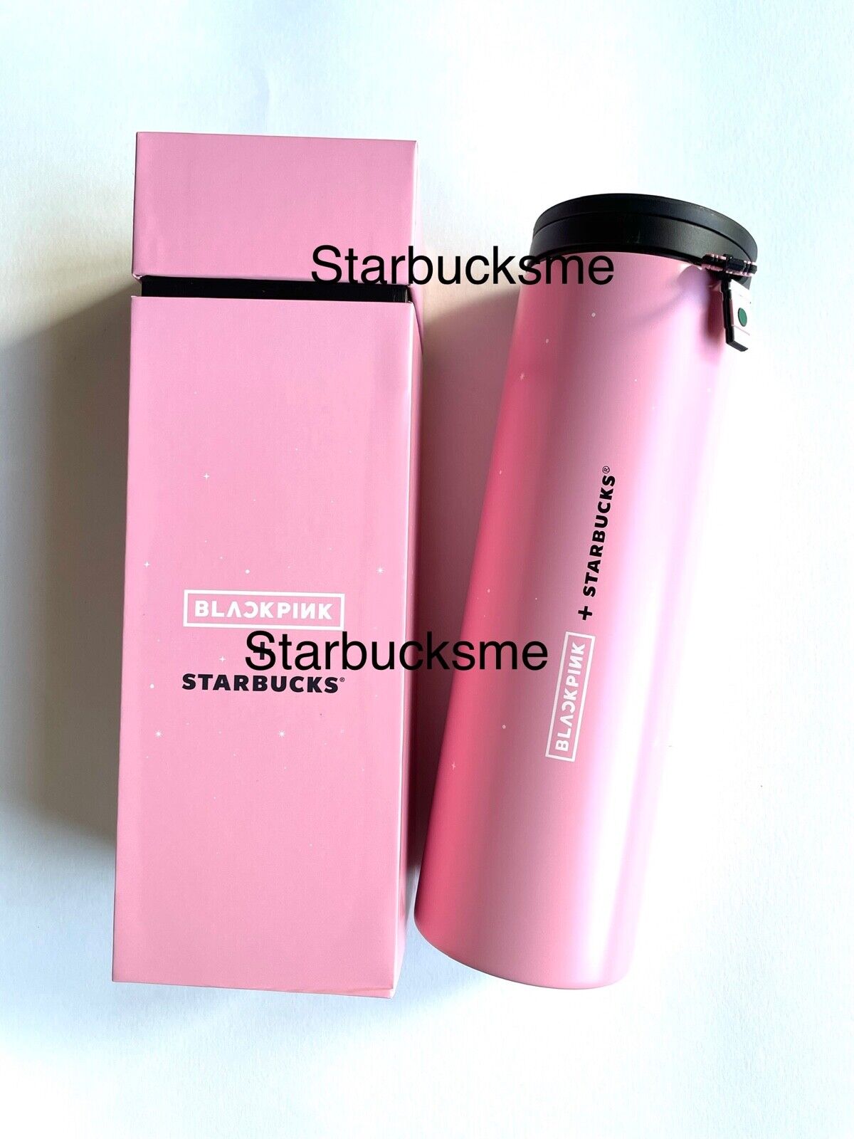 Starbucks x Blackpink Troy Stainless Steel 16 oz Tumbler, Pink with Box