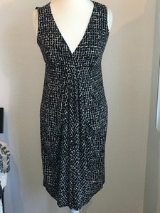 ann taylor black and white dress
