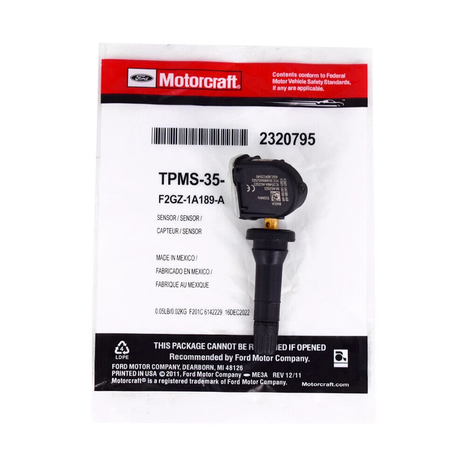 4Pc Genuine TPMS-35 F2GZ-1A189-AB Tire Pressure Sensor For Ford Explorer Mustang Foto 3 de 4