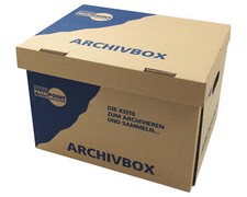 20x Aufbewahrung Archivbox 400x320x290mm stabil stapelbar Keller Dachboden Büro
