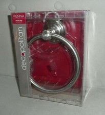 Decopolitan Precision Bath Hardware Brushed Nickel Towel Ring