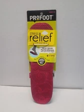 Profoot STRESS RELIEF Orthotic Women 1 PR Sz 6-10, Relief Sore feet, Tired legs