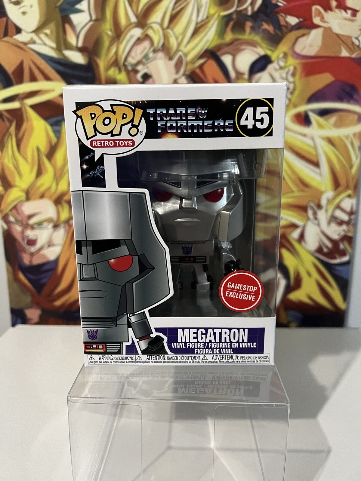 Funko Pop! Retro Toys: Exclusive Transformers Megatron Vinyl Figure #45 Gamestop
