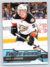 JACOB LARSSON RC YOUNG GUNS 2016-17 UPPER DECK 16-17 NO 495            83589