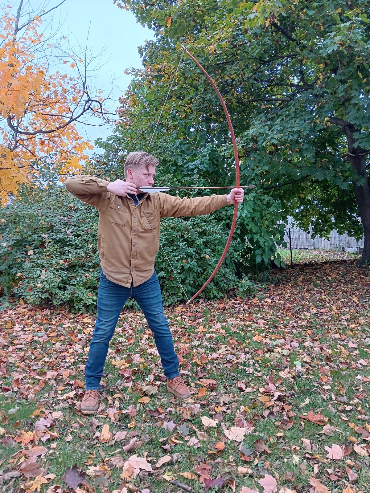 English Longbow Genuine Horn Nocks 3035 Pounds At 28 Inches Draw, 72