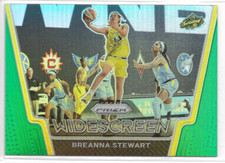 2021 Panini Prizm WNBA Widescreen Green #3 Breanna Stewart Seattle Storm UConn