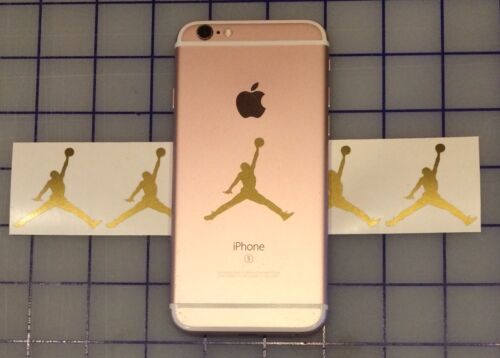  6x Michael Jordan Air Jumpman IPHONE CELL  Basketball Logo Vinyl Decal Sticker - Picture 1 of 3