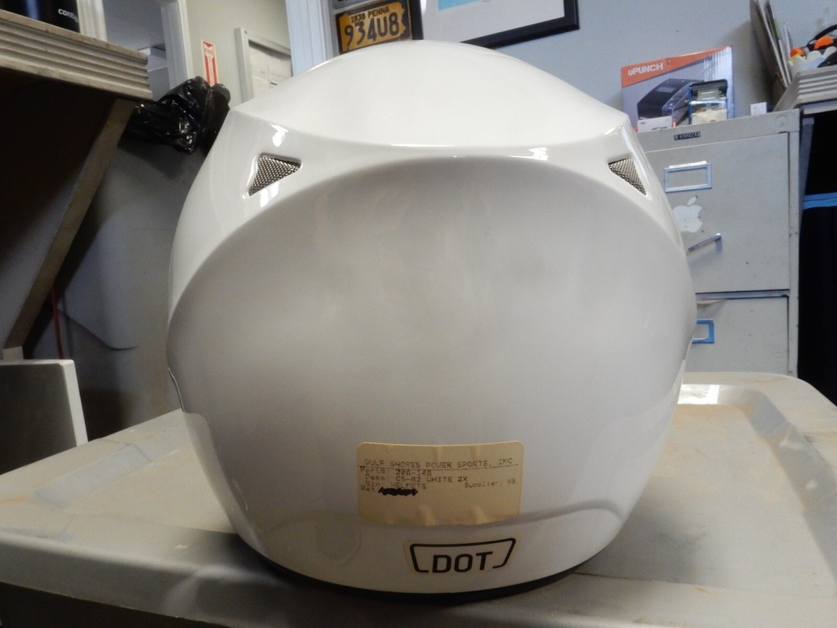 hjc cs-r2 solid motorcycle helmets white 2x-large CS-MX II Designed to meet DOT and ECE standards HJC C10 Solid Full Face