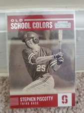 2015 Panini Contenders Old School Colors | Stephen Piscotty | Stanford | #22