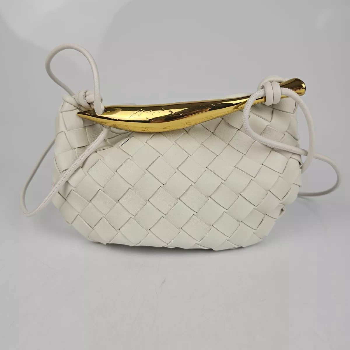 Bottega Veneta - Sardine Intrecciato-leather Handbag - Womens - White