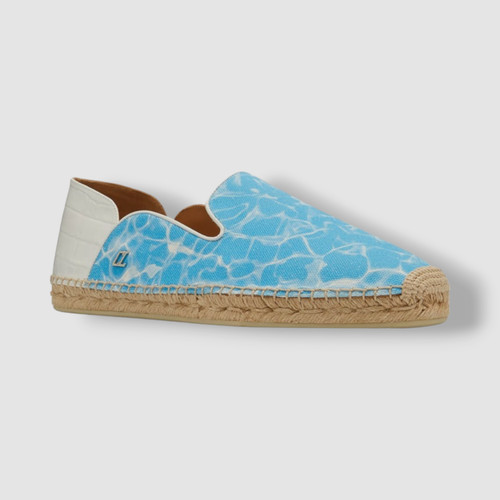CHRISTIAN LOUBOUTIN | Men’s Blue Canvas Espadrille Loafers – EU 42 / US 9 CHRISTIAN LOUBOUTIN | Men main image 4
