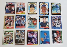 1985-1989 BASEBALL Bowman Donruss Fleer Leaf Score Topps Upper Deck Single