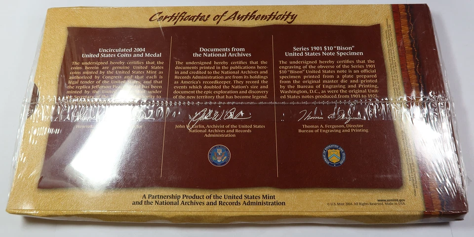 2004 Complete Sealed Lewis and Clark Coinage and Currency Set #43610Q - Image 2 of 2