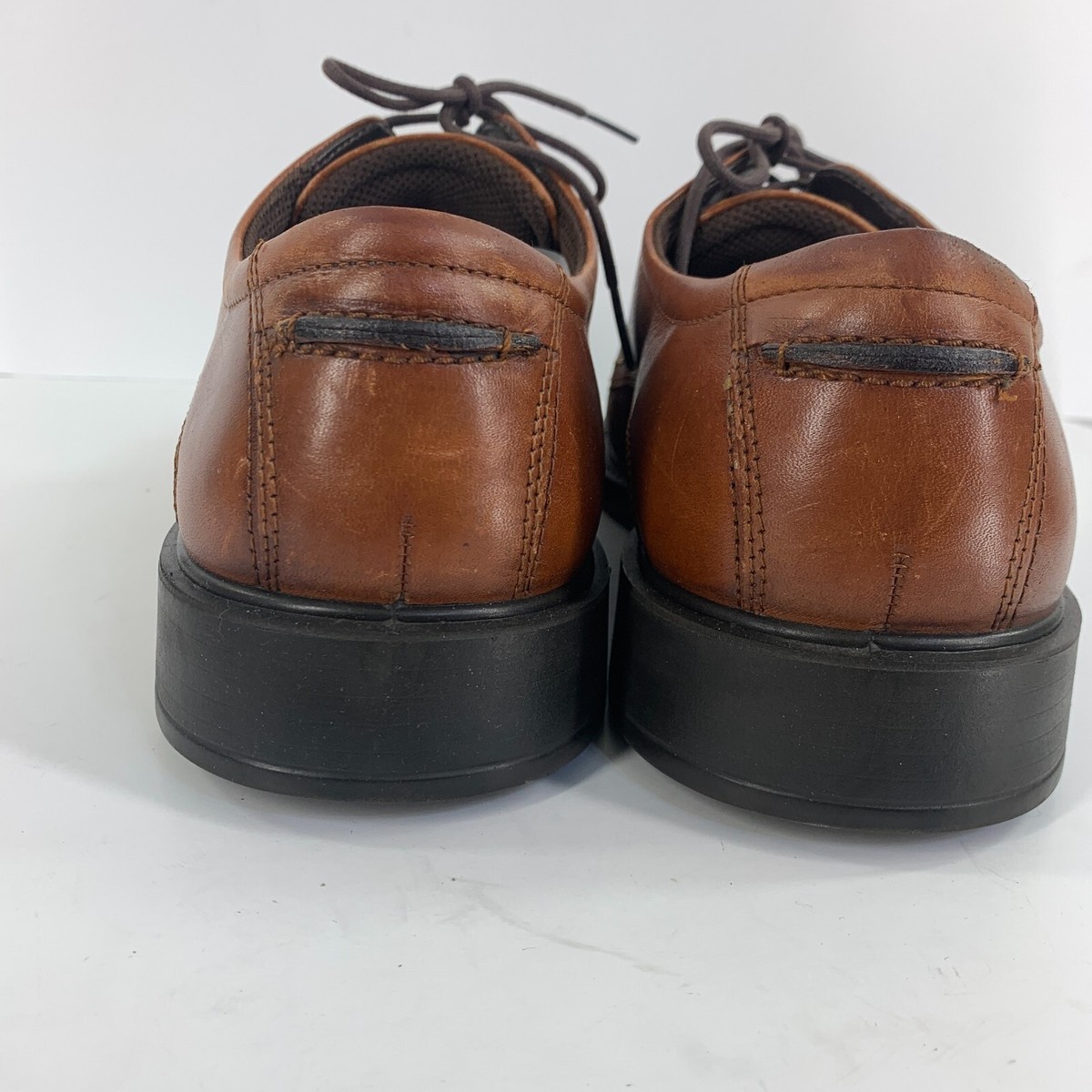 Ecco Oxford Mens Dress Shoes Leather Lace Up EU 43 /9 -9.5 