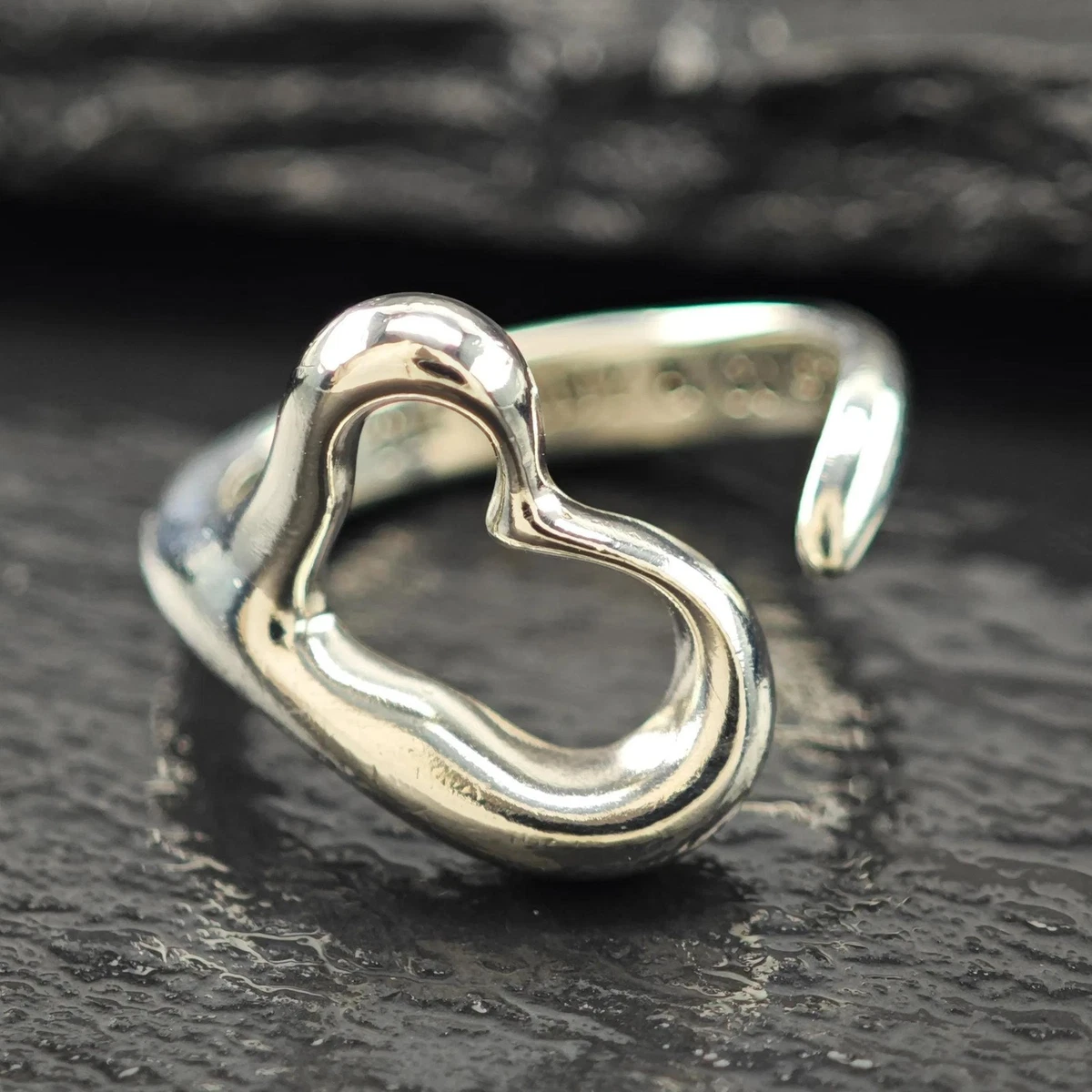 Tiffany & Co. Sterling Silver Fine Rings without Stone Size 4 for
