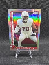 2025 Topps Chrome Football Paris Johnson Jr. Refractor #3 Cardinals 