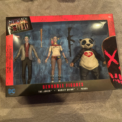 Harley Quinn The Joker DC Comics Action Figure Suicide Squad Box Set Sealed