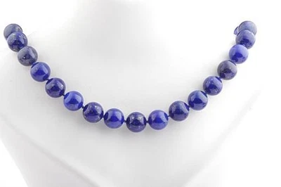 Kette Lapis Lazuli 585 14K Gelb Gold Länge 44 cm Neu!   - Bild 1 von 4
