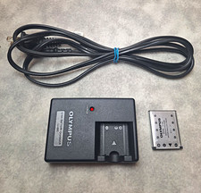 Olympus LI-40C Li-Ion Battery Charger with Battery LI-42B  Power Cord