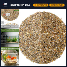 10 lbs Coarse Aquarium Sand, 1/12'' Premium Gravel  Substrate for Fish Tanks