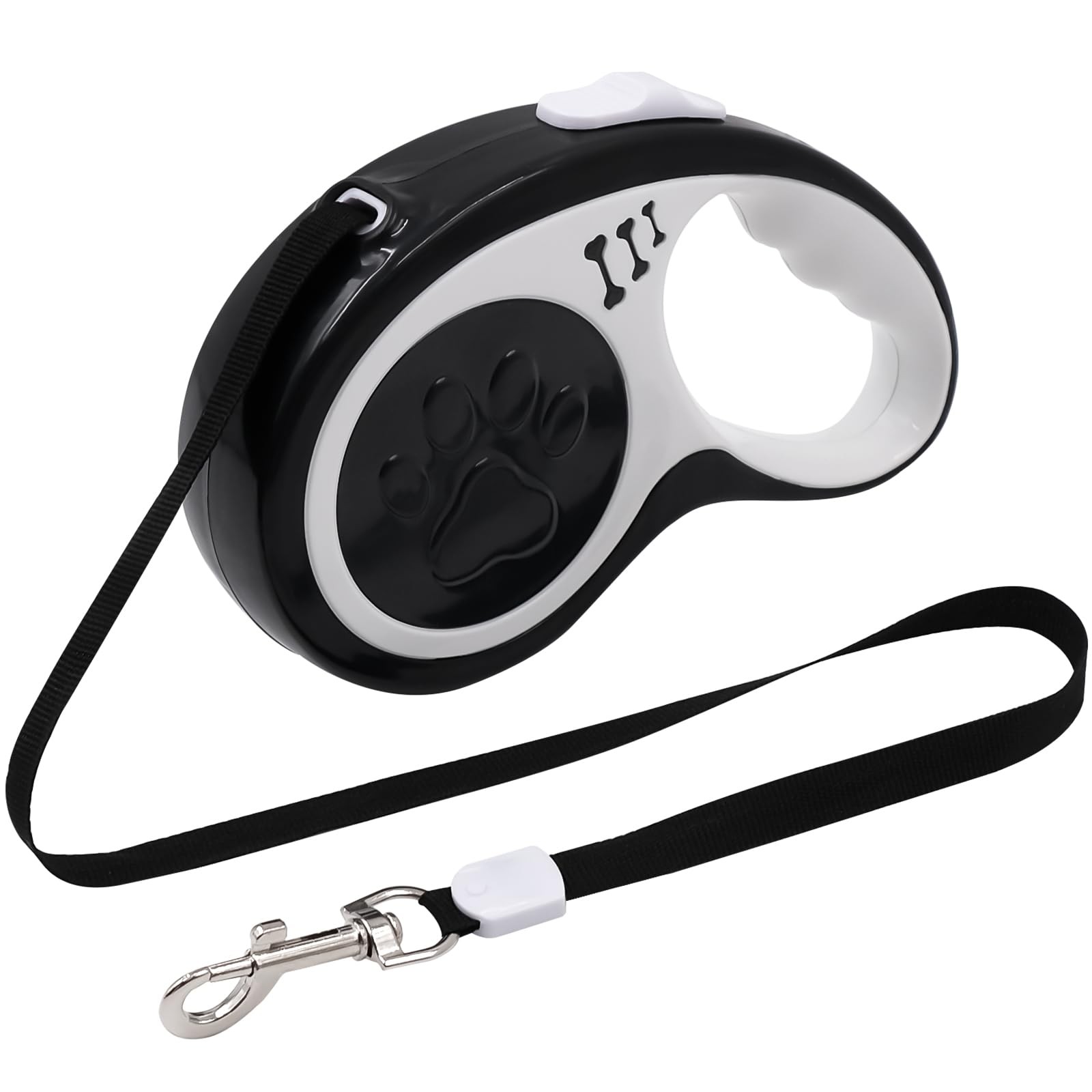 Laisse rétractable pour chien pour stopper les tractions brutales 5 mètres