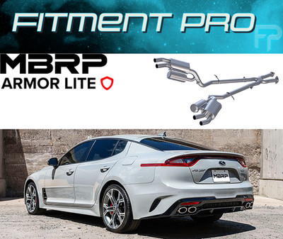 MBRP S4704AL 2.5'' Catback Exhaust System For 2018-21 Kia Stinger GT 3.3L RWD/AWD
