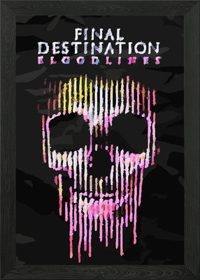 Final Destination Bloodlines Skull  Framed Wall Art Poster Canvas Print Picture