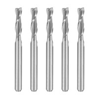"5 StÜCke 1/8 \"Schaft 3,0Mmx12Mm Hartmetall Flachem Nasen SchaftfräSer Cnc FräSer"
