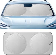 Universal Foldable Car Windshield Sun Shade, Reflective Heat Size: 63 34 Inch
