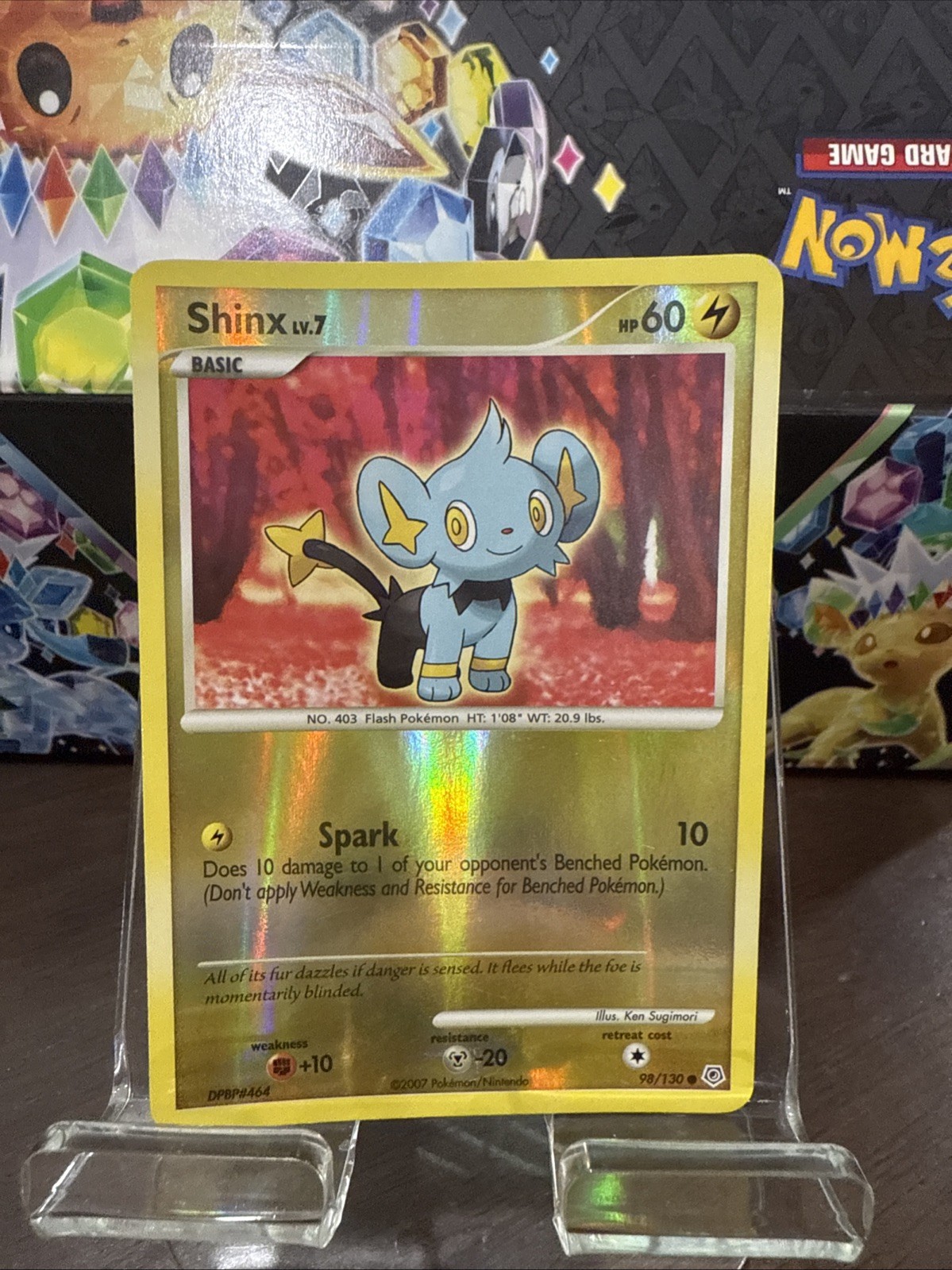 Shinx 98/130 Diamond and Pearl Reverse Holo