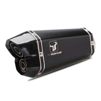 Ixrace Auspuff M8 Black Series (FüR: Honda CB 750 Hornet ABS 25 )