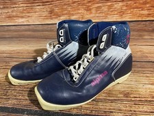 Alpina 102 Nordic Cross Country Ski Boots Kids Size EU38 US6 for NNN A-602