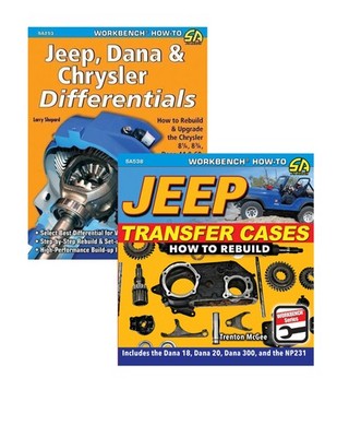 Jeep How to Rebuild Transfer Cases Dana Chrysler Differentials 2 Book Set
