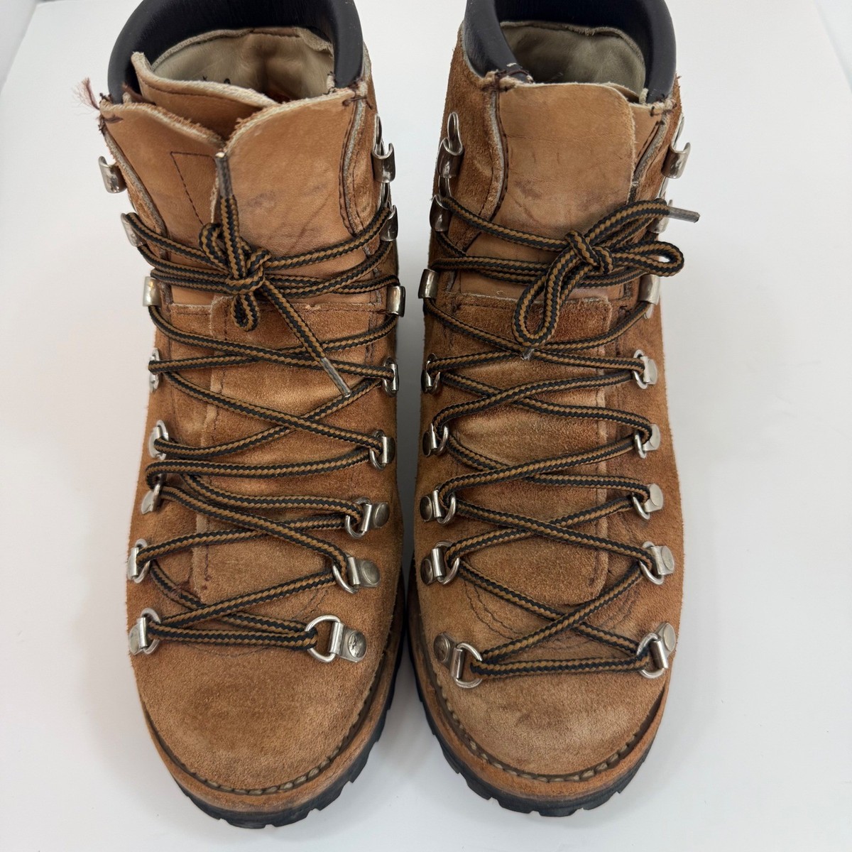 Vintage Dexter Hiking Boots Leather Backpacking Boots W/Vibram Sole, Men\'s 6.5 Vintage Dexter Brown Leather Hiking Mountain | Mercari main image 3