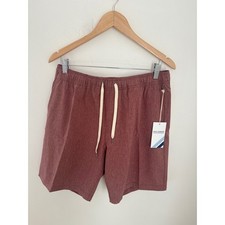 Fair Harbor Mens The One Short Amber Heathered Swim Trunks Lined Size L NWT