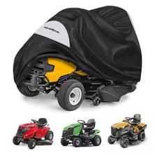 Heavy Duty Waterproof Riding Lawn Mower Cover Tractor UV Protection Garden Yard